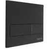 Berges 43387 Комплект : инсталляция NOVUM кнопка L5 Soft Touch черная, унитаз OKUS Rimless 49 см, сиденье дюропласт микролифт, быстросъём