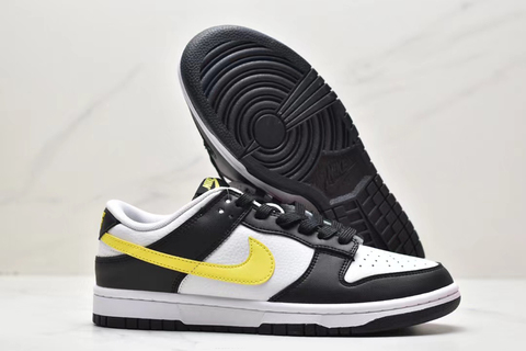 Nike Dunk Low 'Black/White/Yellow' 
