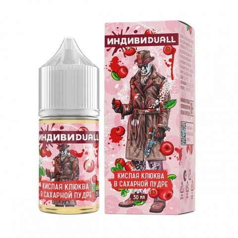 Жидкость ИндивиDuall Salt 2% Light 30 ml - Кислая клюква в сахарной пудре