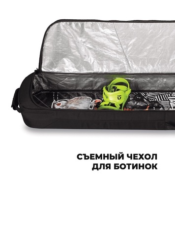 Картинка чехол для сноуборда Dakine SNB low roller snowboard bag Black Vintage Camo - 9