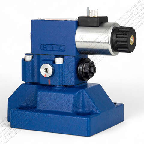 Фото DBW30B2-5X/315CG24N9K4 - Предохранительный клапан Ду32 с давлением настройки до 315 бар, управление - X и Y - внутренние с разгрузкой B = открыт с электроуправлением G24
