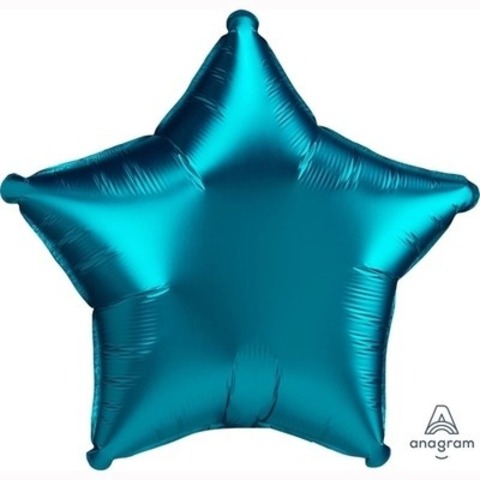 Звезда сатин бирюзовый (Aqua) An 18"