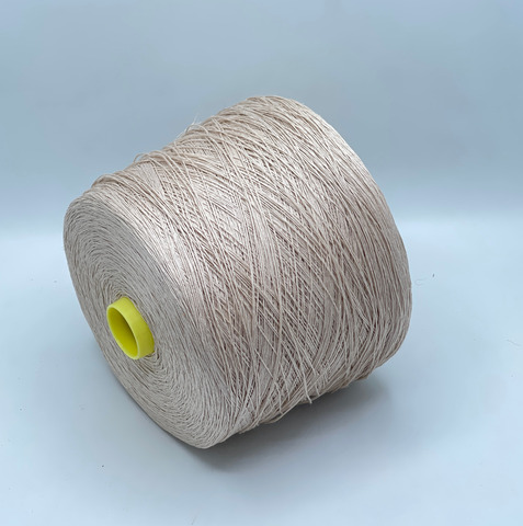 Бобинная пряжа, Frescolino, 500м, 100%Лен, Крем, 39983