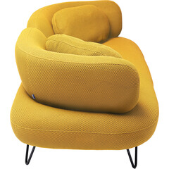 Диван двухместный Peppo Yellow 182 см