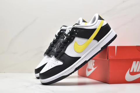 Nike Dunk Low 'Black/White/Yellow' 