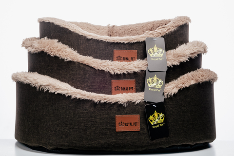 Royal Dog лежанка Овал меховой 