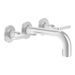 Gessi Inciso 58094#031 Встраиваемый смеситель для ванны на 3 отверстия с изливом 190мм (внешние части), цвет: хром фото