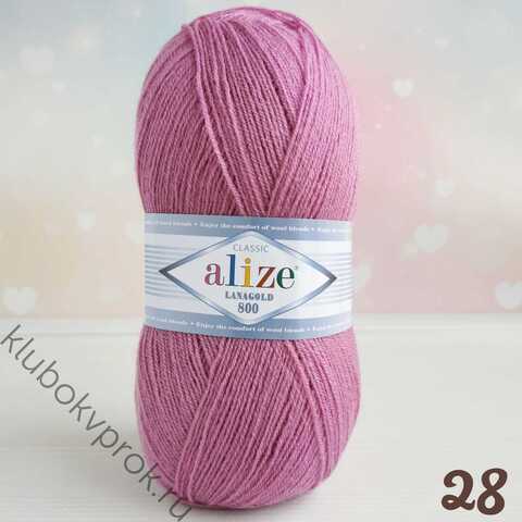 ALIZE LANAGOLD 800 28, Роза