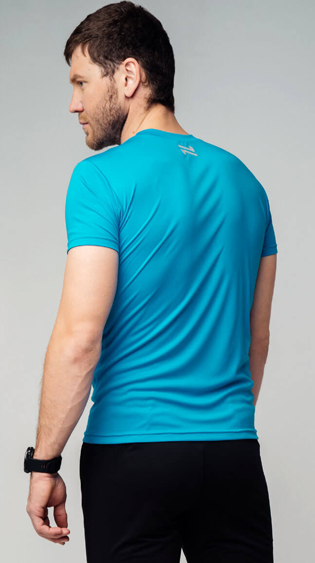 Nordski Logo футболка мужская light blue - 2