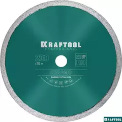 KRAFTOOL KERAMO, 230 мм, (22.2 мм, 10 х 2.2 мм), сплошной алмазный диск (36684-230)