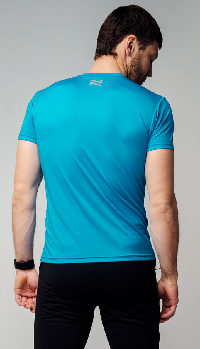 Nordski Logo футболка мужская light blue - 3