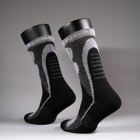 Термоноски Nordski Wool черные-серые