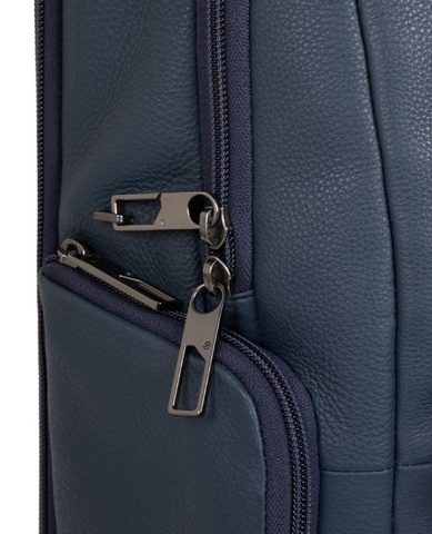 Рюкзак мужской Piquadro Acron, синий, кожа натуральная (CA5104AO/BLU)