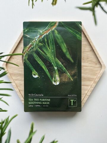 Тканевая маска с чайным деревом Dr Ceuracle Tea Tree Purifine Soothing Mask