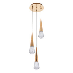 Подвесной светодиодный cветильник Modelux ML.3315.3 GD