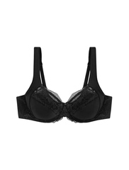 Бюстгальтер с мягкими чашками Triumph Modern Lace Cotton W02 | Черный