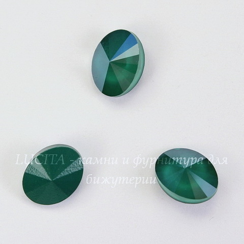 4122 Oval Rivoli Ювелирные стразы Сваровски Crystal Royal Green (8х6 мм)