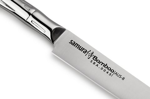 Нож кухонный стальной для нарезки, слайсер Samura BAMBOO SBA-0045/Y