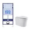 Aquatek Ника SET AQUATEK НИКА Инсталляция с унитазом, цвет: белый