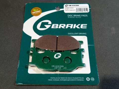Тормозные колодки G-brake Yamaha XVS XJR XV FZ6 YP GM-02039