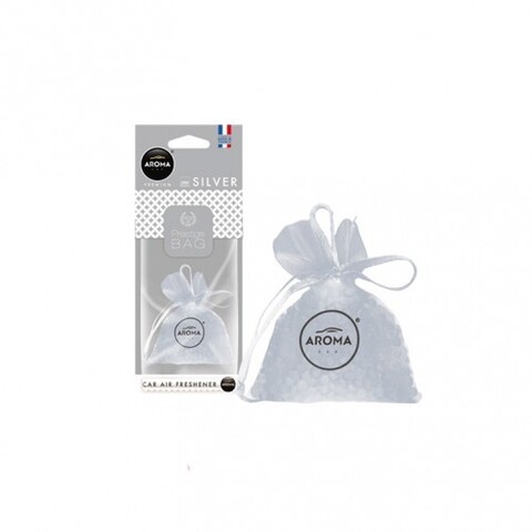 AROMA CAR Полимерный ароматизатор PRESTIGE BAG Silver