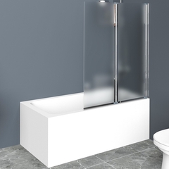 BelBagno Uno UNO-V-2-100/150-P-CR-R Душевая шторка на ванну, цвет: хром фото