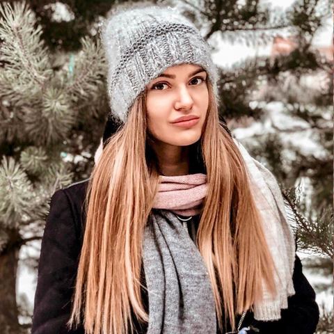 Шапка Лючия из мохера и шелка