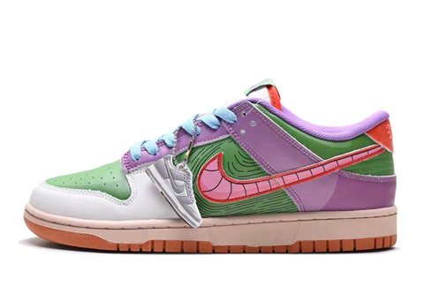 Nike Dunk Low 'Purple/Green/Grey' 
