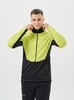 Мужская тренировочная лыжная куртка Nordski Advance lime-black - 3