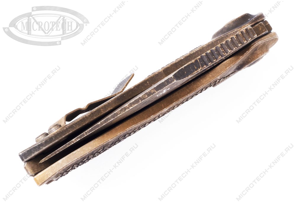Нож Microtech Stitch Auto 169-3PLOBS Plague Outbreak Exclusive Serrated