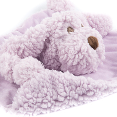 AROMADOG игрушка для собак Собачка-плед 28 см с пищалкой, сиреневый