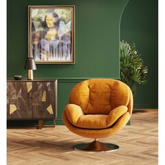 Кресло вращающееся с подлокотниками Cosy Amber