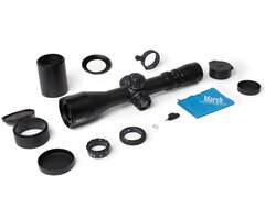Оптический прицел March-FX 4,5-28x52, сетка FML-TR1, FFP, 34мм, подсветка красная, SF параллакс, поправки 0.1Mil, 845г