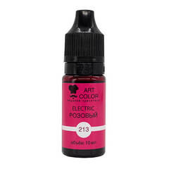 Краситель гелевый Art Color Electric, РОЗОВЫЙ, 10мл