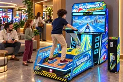 Детский игровой автомат гонки, гидроцикл «JETSKI»