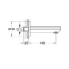 GROHE Rapid SL 13255000 Излив для ванны настенный