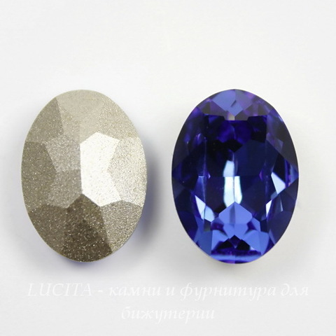 4120 Ювелирные стразы Сваровски Sapphire (18х13 мм)
