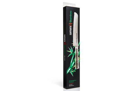 Нож кухонный стальной для хлеба Samura BAMBOO SBA-0055/Y