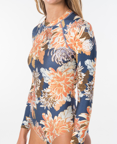 RIP CURL G Bomb UV Surfsuit L/SL BZIP