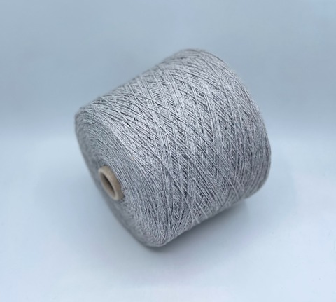 G&G Filati (пр.Италия),art-Supremo 3/14 467/100гр, 70%Кашемир, 30%Шелк,цвет-Серый,меланж. арт.32936