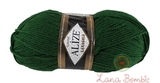 Пряжа Alize Lanagold 118 зеленый