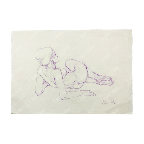 Эскизы обнаженной натуры. Графика. Австрия. 1990-е.