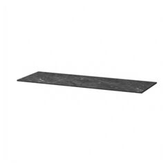 Верхняя панель IKEA BESTA (БЕСТО), Черный / Эффект мрамора, 120x42 см