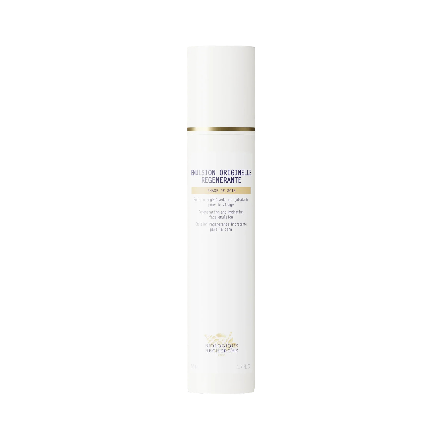 Emulsion originelle regenerante