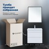 Aquanet 346049 Тумба Слим 80 2 ящ. цв.белый сатин (346049)