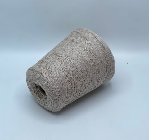 Loro Piana, Cashmere 2/27 1350м, 100%Кашемир, Серо-бежевый меланж, 41446