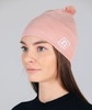 Лыжная шапка с помпоном Noname XC Knit rose - 1