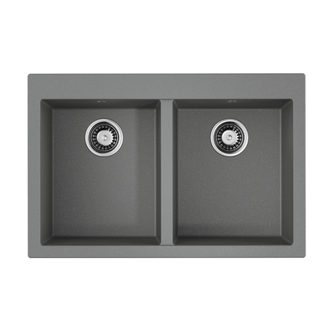 Omoikiri Bosen 80-2-GR 4993569 Кухонная мойка Tetogranit/leningrad grey