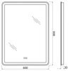 BelBagno Marino SPC-MAR-1100-800-LED-TCH-WARM Зеркало с встроенным светильником и кнопочным выключателем