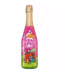 Детское шампанское «ВЕСЕЛЫЙ КРУГ» — Садовая земляника
